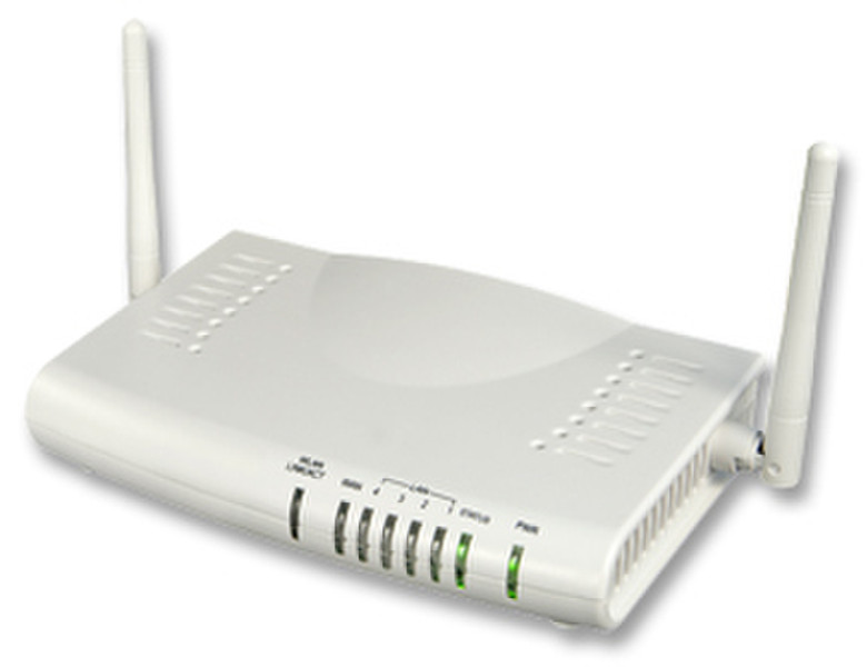 Lindy IEEE 802.11n WLAN Router Schnelles Ethernet Weiß
