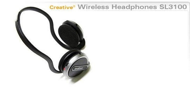 Creative Labs Wireless Headphones SL3100 Ohraufliegend
