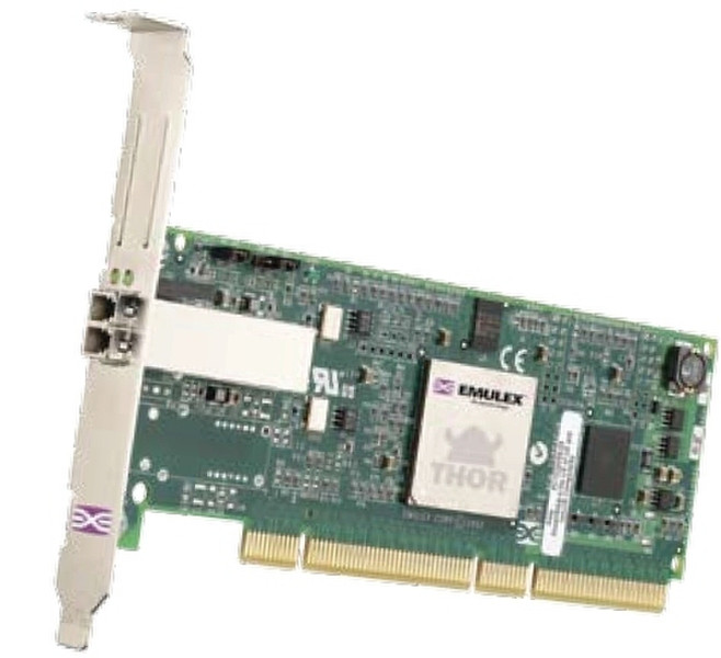 Emulex Single Channel 2Gb/s Fibre Channel PCI-X HBA LP1050-F2 2000Мбит/с сетевая карта