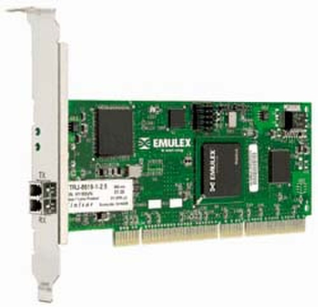 Emulex Single Channel 2Gb/s Fibre Channel PCI-X HBA LP9802-F2 2000Мбит/с сетевая карта