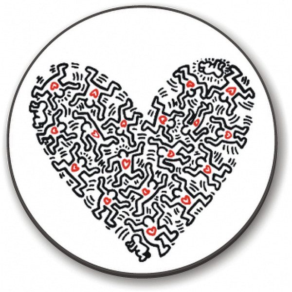 Eminent Keith Haring Mouse Pad Black,Red,White