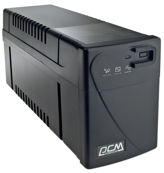 Powercom BNT-600AP 600VA Compact Black uninterruptible power supply (UPS)