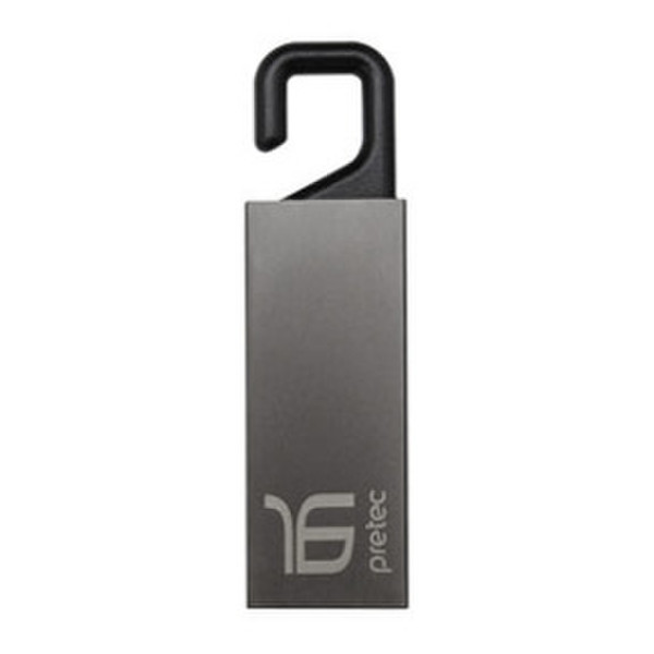 Pretec i-Disk Lock 16ГБ USB 2.0 Type-A Cеребряный USB флеш накопитель