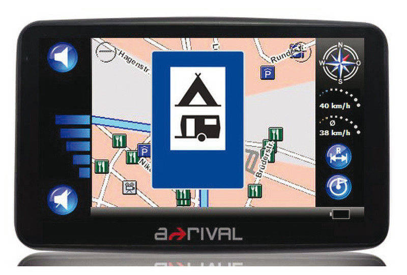 A-Rival NAV-PNF50 C Fixed 5Zoll LCD Touchscreen 183g Schwarz Navigationssystem