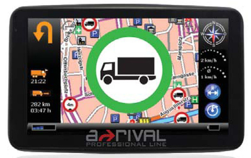 A-Rival NAVPNF50 T Fixed 5Zoll LCD Touchscreen 183g Schwarz Navigationssystem