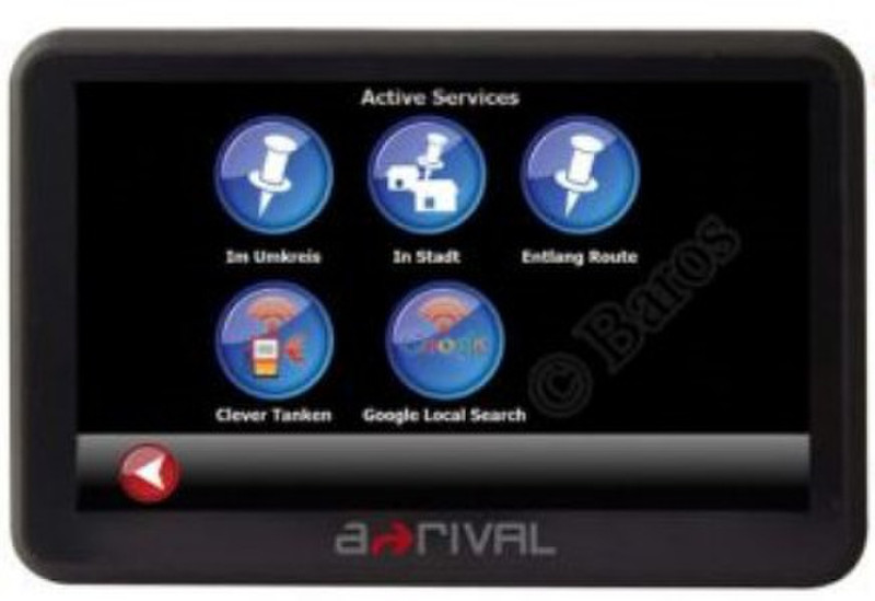 A-Rival PNC50 Фиксированный 5" Сенсорный экран Черный