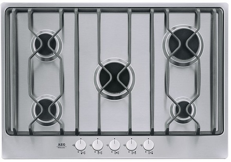 AEG 75500 GM built-in Gas Silver hob