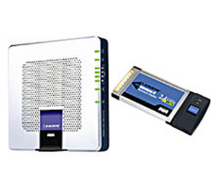 Linksys Wireless-G ADSL Gateway Kit for Notebooks Gateway/Controller