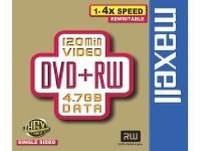 Maxell DVD+RW 4.7GB 4x JewelCase 5pk 4.7ГБ 5шт