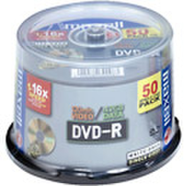 Maxell DVD-R 4,7GB 16X 50-Pack 4.7GB DVD-R 50pc(s)