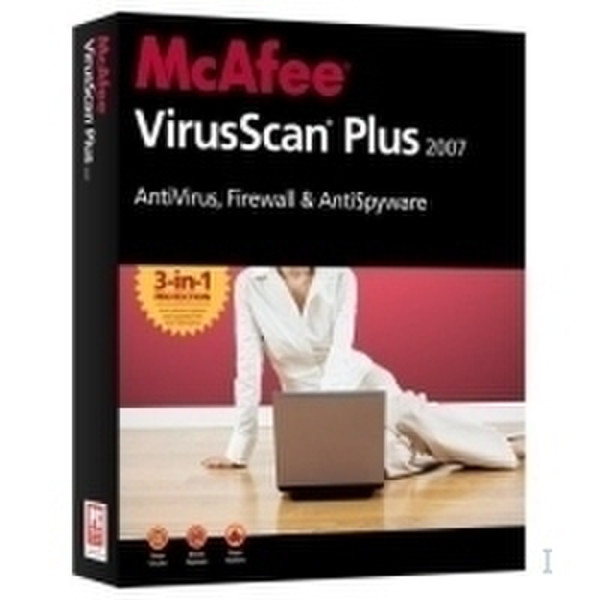 McAfee VirusScan Plus 2007 1пользов. DUT
