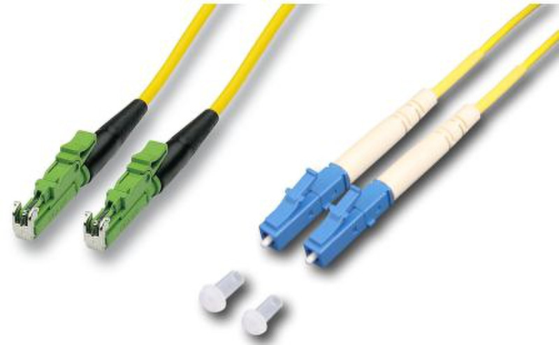 Triotronik LDP-09 E2/APC-LC 1.0 1m Yellow fiber optic cable