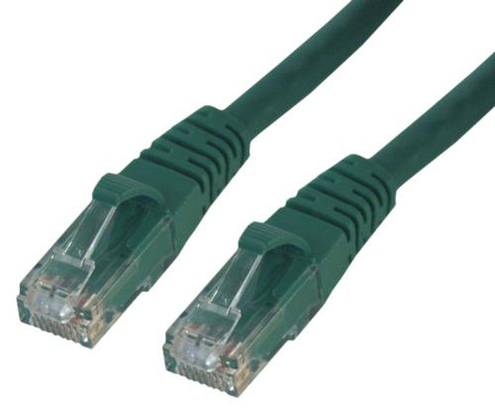 MCL RJ45 CAT6 A U/UTP 1m 1m Green networking cable