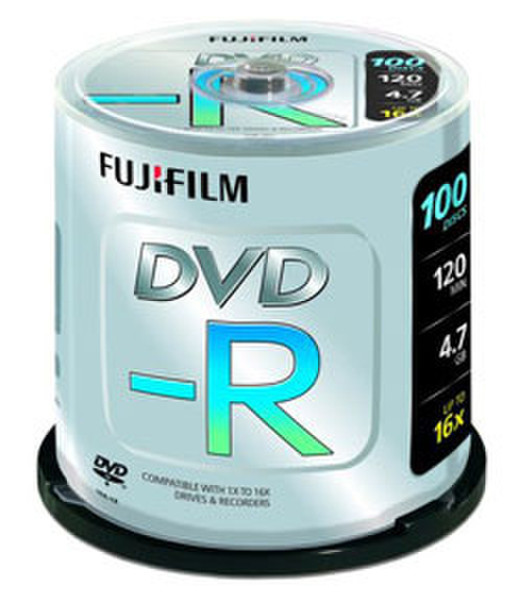 Fujifilm DVD-R 16x 4.7GB 100x Spindle 4.7GB DVD-R 100Stück(e)