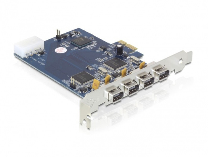 DeLOCK Dual Channel 2x2 FireWire A interface cards/adapter