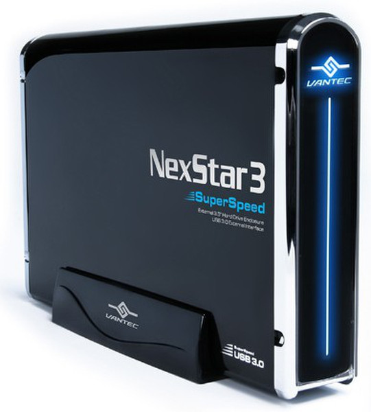 Vantec NexStar 3, 3.5", 2TB 2000ГБ Черный