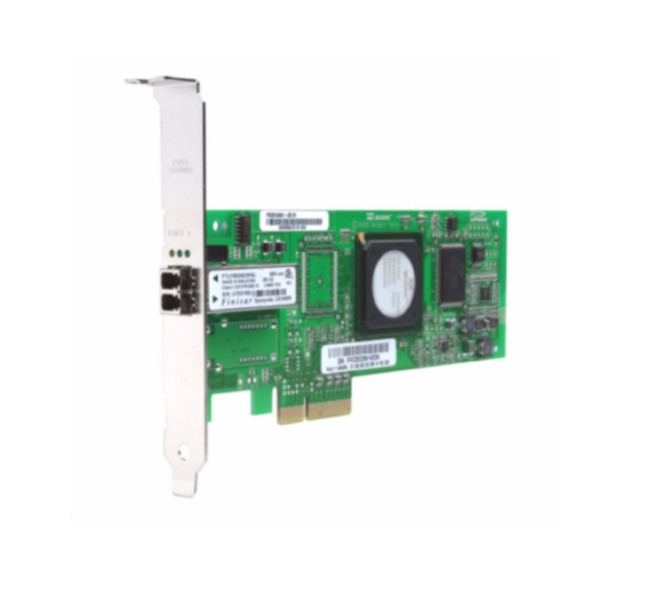 QLogic 4-Gbps single port Fibre Channel to x4 PCI Express host bus adapter, multi-mode optic interface cards/adapter