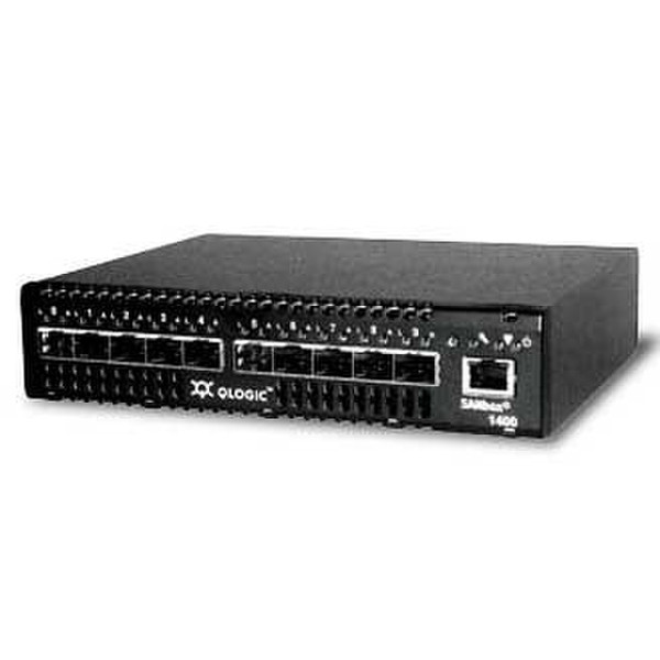 QLogic SANbox 1400 10 Ports 2Gbps Fibre Channel Switch Managed