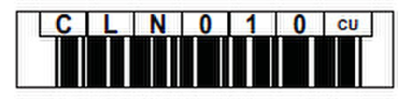 Quantum LTO Cleaning cart Barcode Labels