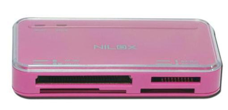 Nilox 10NXCRA100001 USB 2.0 Розовый устройство для чтения карт флэш-памяти