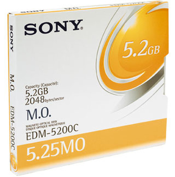 Sony EDM5200 magneto optical disk