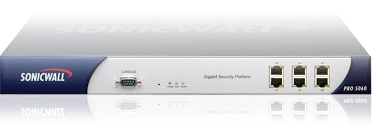 DELL SonicWALL Pro 5060F Demo not for resale 2800Мбит/с аппаратный брандмауэр