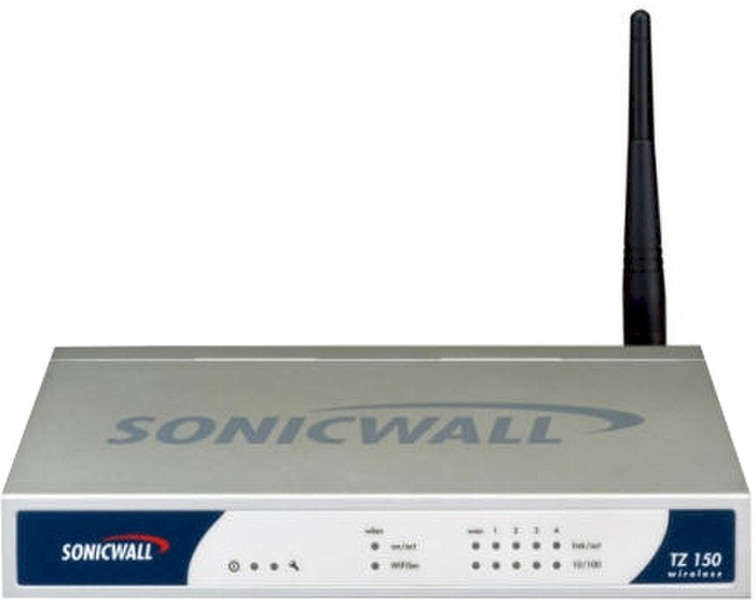 DELL SonicWALL TotalSecure 10 Wireless (TZ 150 Wireless) 30Мбит/с аппаратный брандмауэр