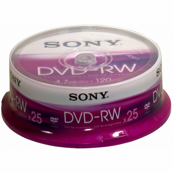 Sony 25DMW47ASP DVD-RW 4.7GB 25Stück(e)