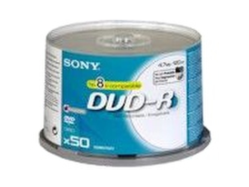 Sony DVD-R 4.7GB 8x Inkjet Print Spin 50pk 4.7ГБ DVD-R 50шт