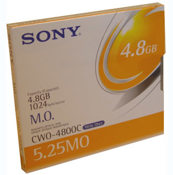 Sony CWO4800 magneto optical disk