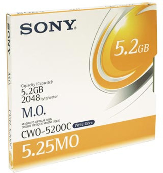 Sony CWO5200 Magnet Optical Disk