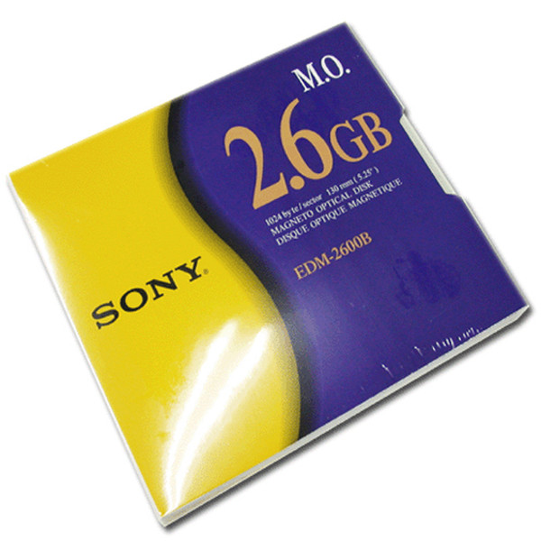 Sony 5.25” Magneto-Optical Disc, 2,636MB 2636MB 5.25