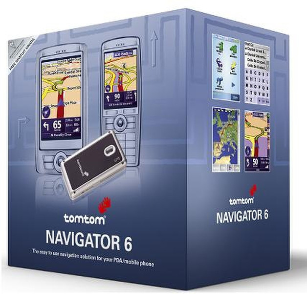 TomTom NAVIGATOR 6 - Software & Maps of Western Europe on 1GB mini SD + GPS receiver
