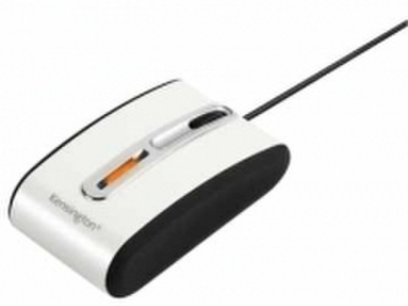 Acco White Pocket Mouse USB Оптический 400dpi Белый компьютерная мышь