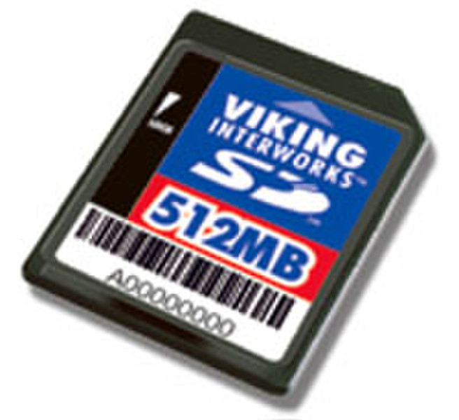 Viking 512MB SECURE DIGITAL FLASH CARD 0.5GB SD memory card