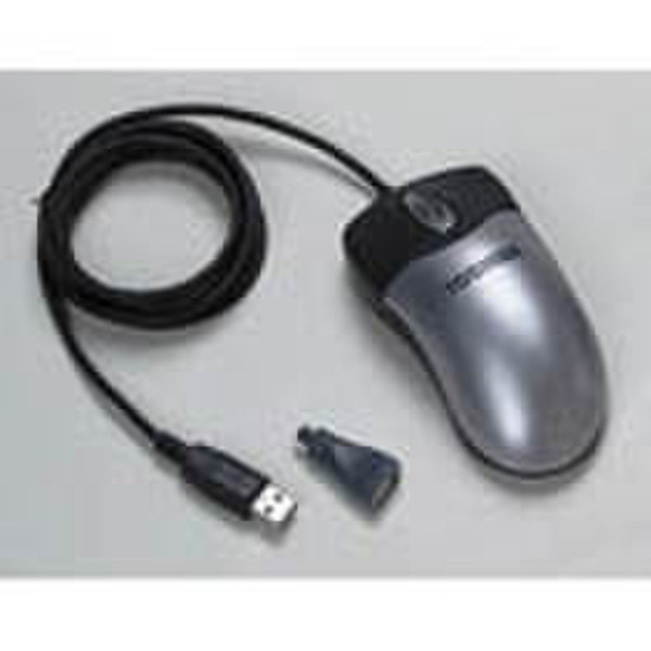 Toshiba Dark Grey USB or PS/2 Screen Scroller Mouse компьютерная мышь