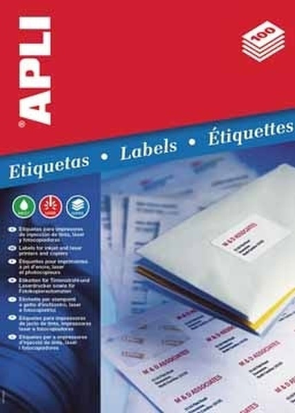 APLI Labels 105 x 148mm White 400pc(s) self-adhesive label