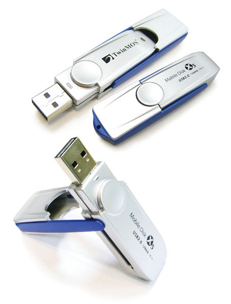 Twinmos Mobile Disk X5, 512MB 0.512GB USB 2.0 Type-A USB flash drive