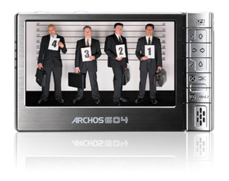 Archos 604 Wifi 30 Gb Mp3/Mpeg4 Jpeg-Photoviewer 4.3i Tft 480x272 U