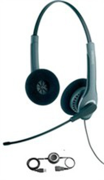 Jabra GN2000 Duo IP + LINK 280 MS Стереофонический Оголовье гарнитура