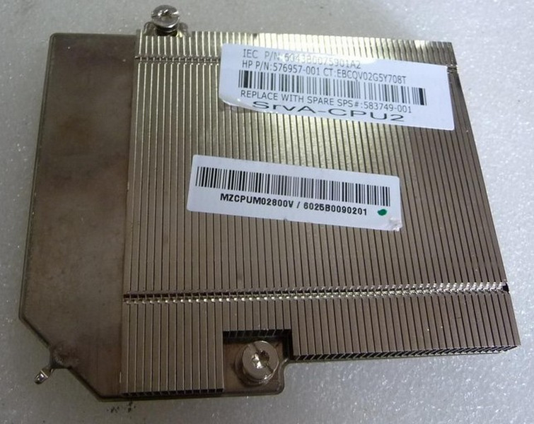 HP 583749-001 компонент охлаждения компьютера