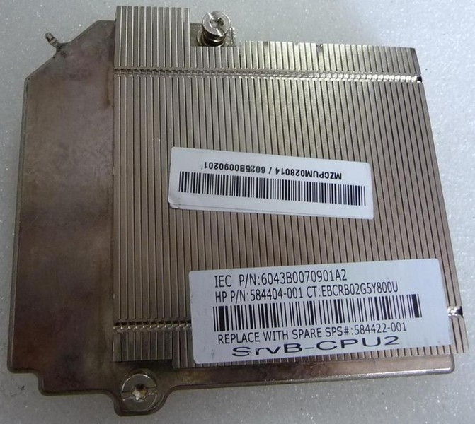 HP 584422-001 компонент охлаждения компьютера