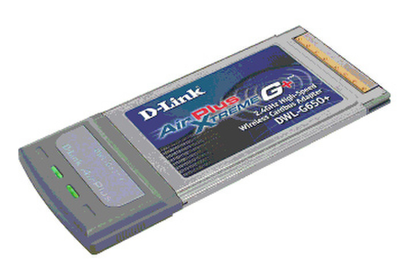 D-Link NIC ENet 54Mpbs Wless PCCard 32bit 54Мбит/с сетевая карта