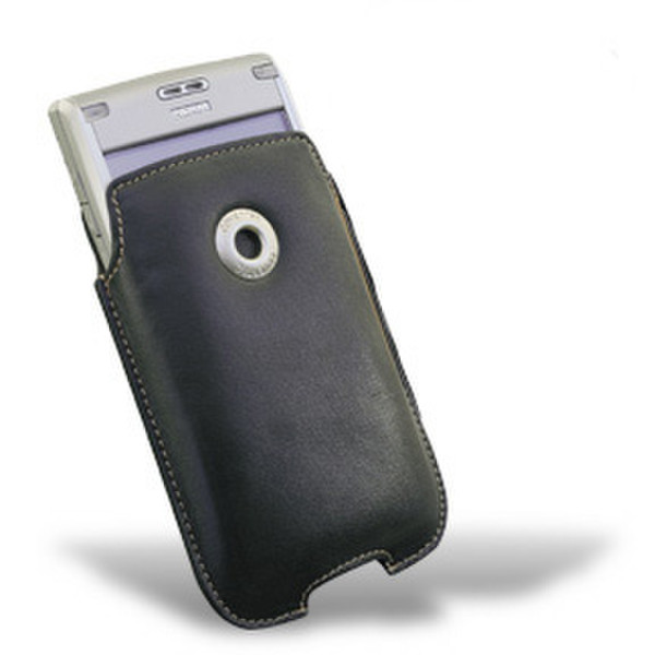 Covertec Leather Case for Nokia E61, Black Black