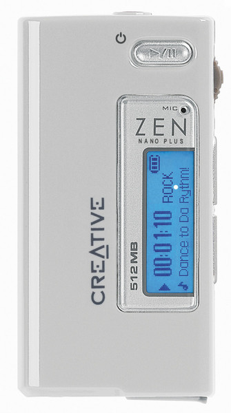 Creative Labs Zen Nano Plus 512MB, Grey