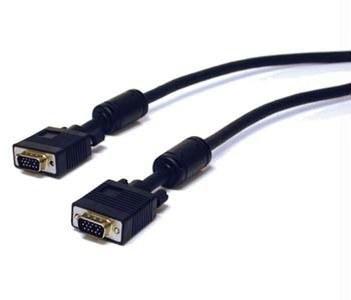 ROLINE VGA cable HD15 M/M, 30m, Quality 30m VGA (D-Sub) VGA (D-Sub) Schwarz VGA-Kabel