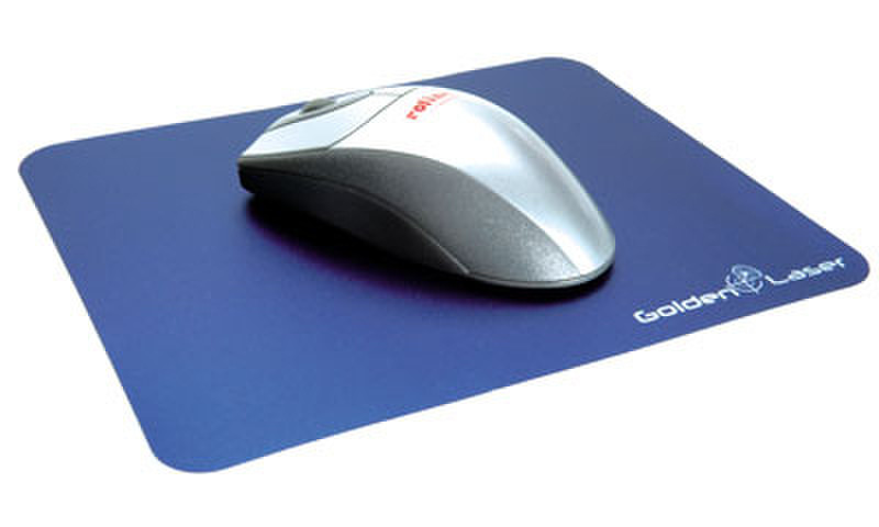 ROLINE MousePad f/ Laser Mouse, Blue Blau Mauspad