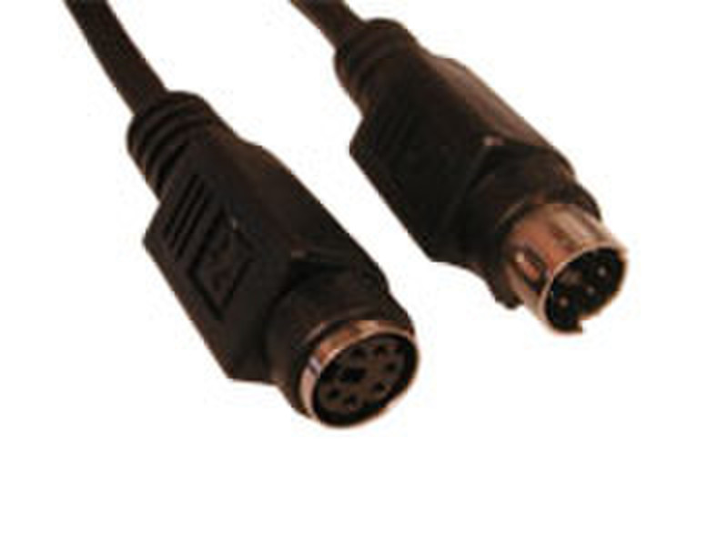 Sandberg Extension Cable PS/2 2m BLACK PS/2 cable