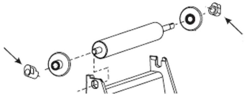 Zebra Platen Roller Bearing