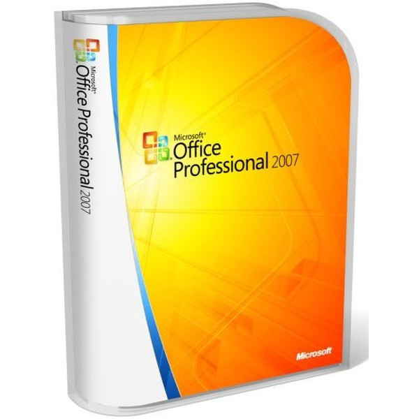 Microsoft Office Professinal 2007 (FR) 1-pack 1Benutzer Französisch